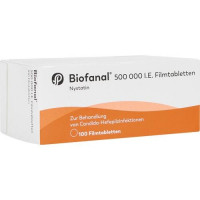 Препарат от грибковых инфекций желудочно-кишечного тракта BIOFANAL 500 000 I.E. Filmtabletten 100 шт Dr. Pfleger